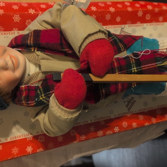 Vintage "Brian" Winterfest Porcelain Doll - Picture 14 of 16